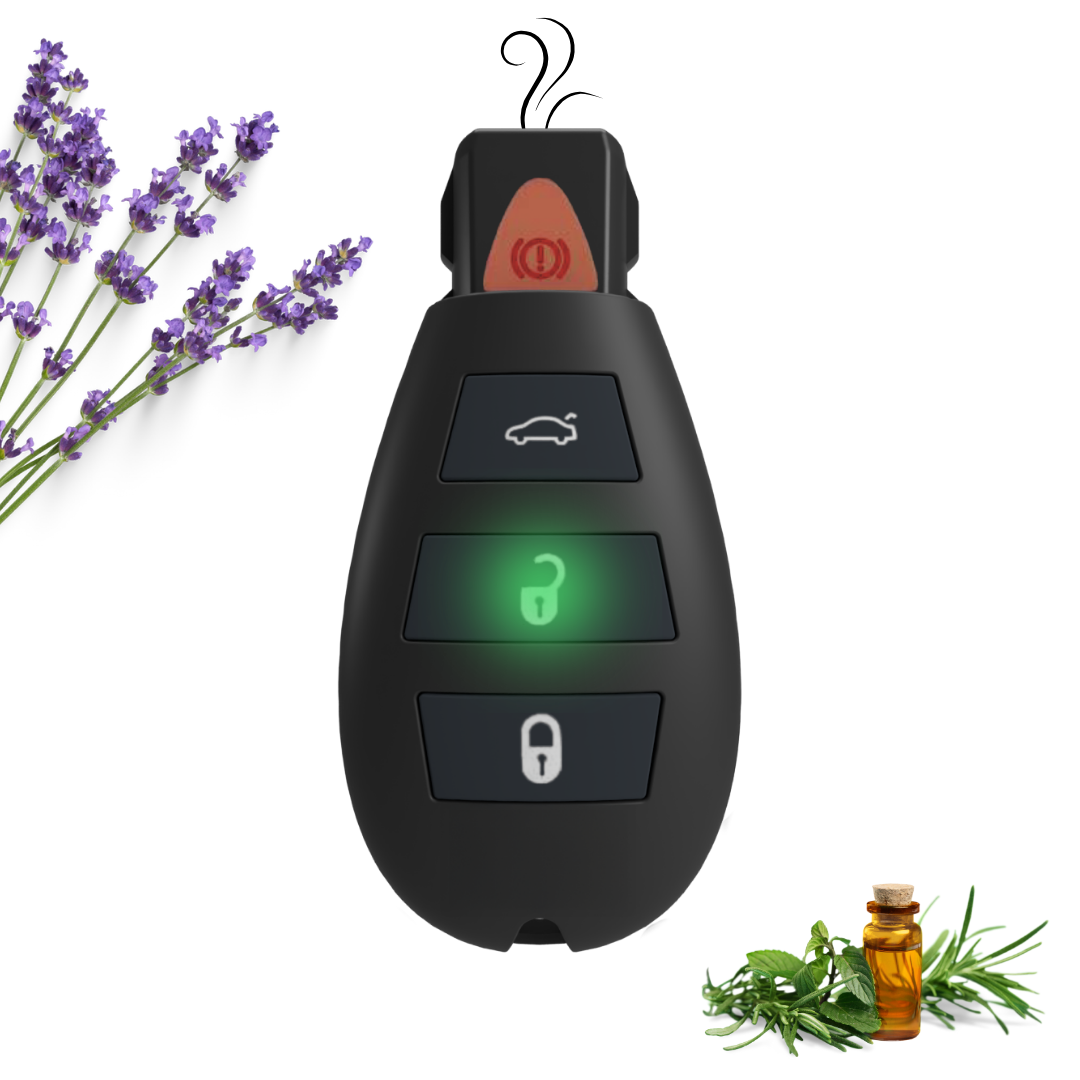 Car Key Portable Aromatherapy Diffuser – USB-C Rechargeable with Adjustable Temp