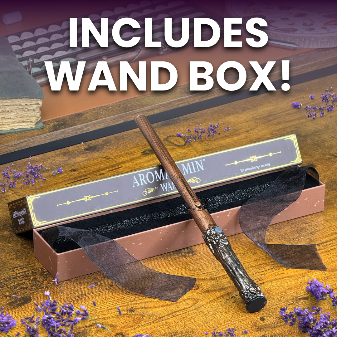 Aromatherapy Wand Diffuser - Battery with Button Activation - Portable & Rechargeable